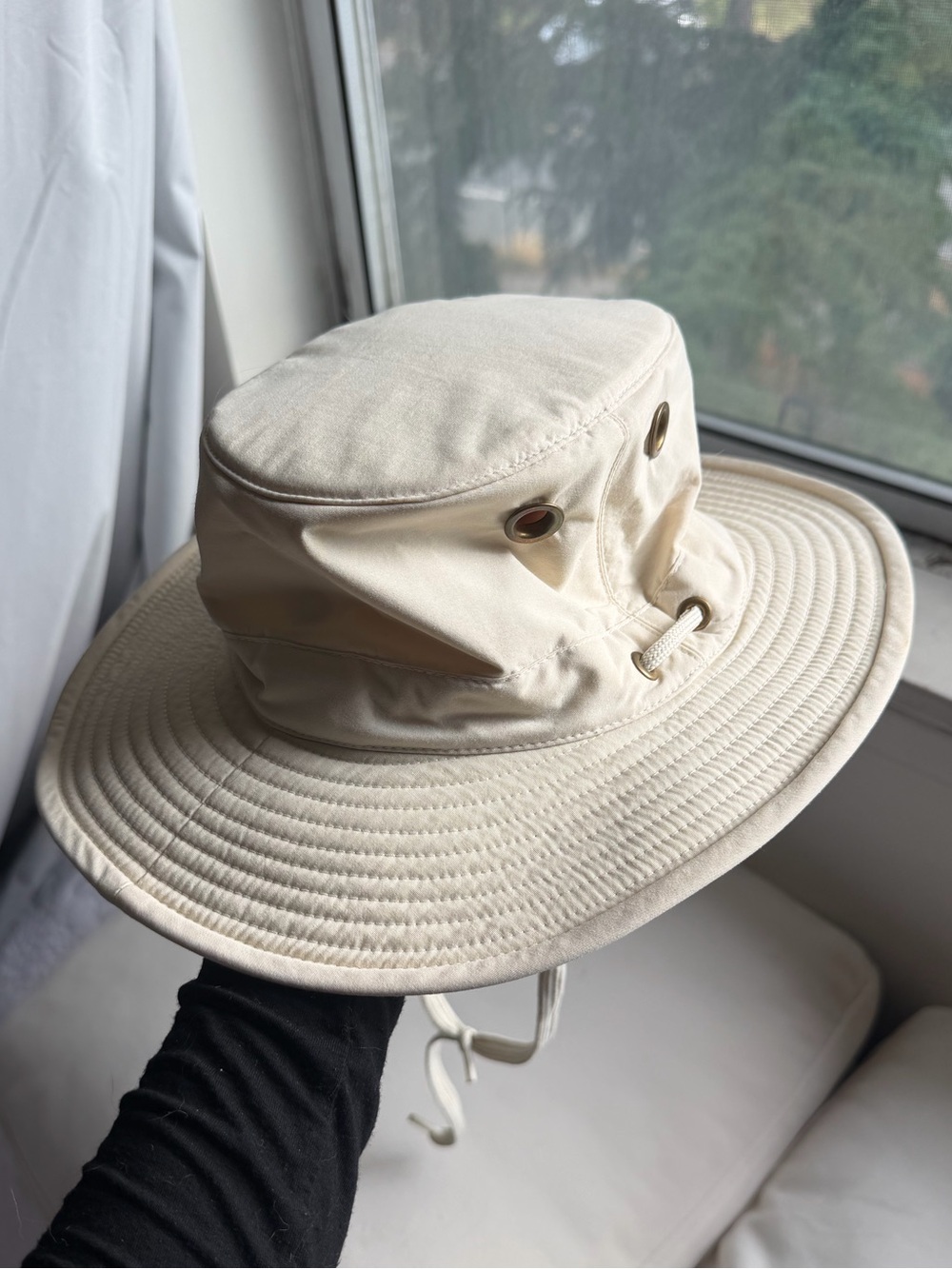 Tilley Canvas Boonie Sun Hat - Light Beige
